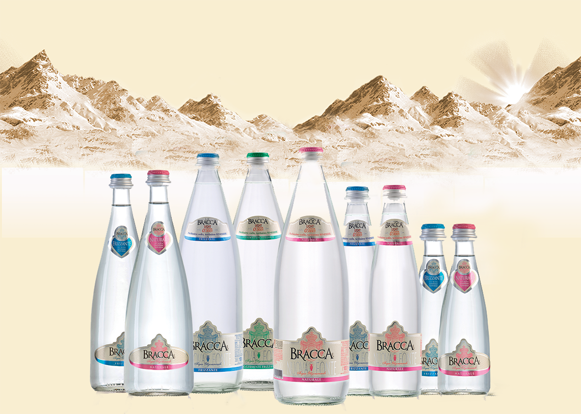 Bracca Nuova Fonte in glass