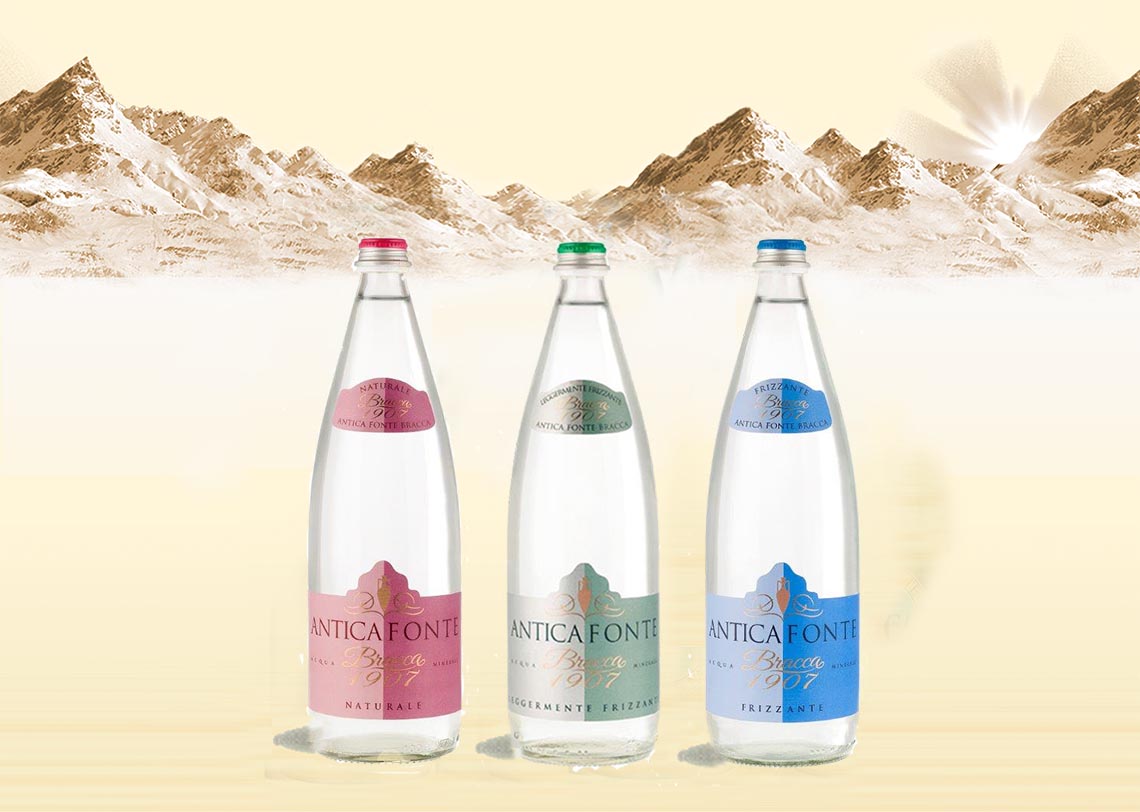 Bracca Antica Fonte in glass